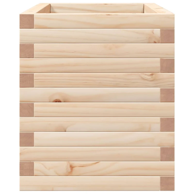 Jardinera Madera Maciza De Pino 70x40x45,5 Cm