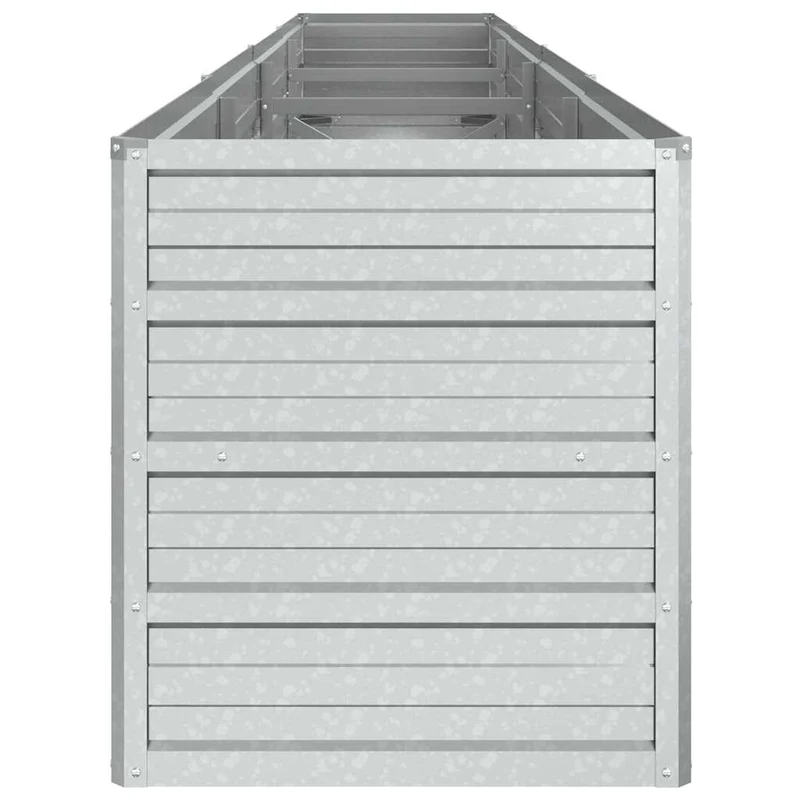 Arriate De Acero Galvanizado Plateado 320x40x45 Cm