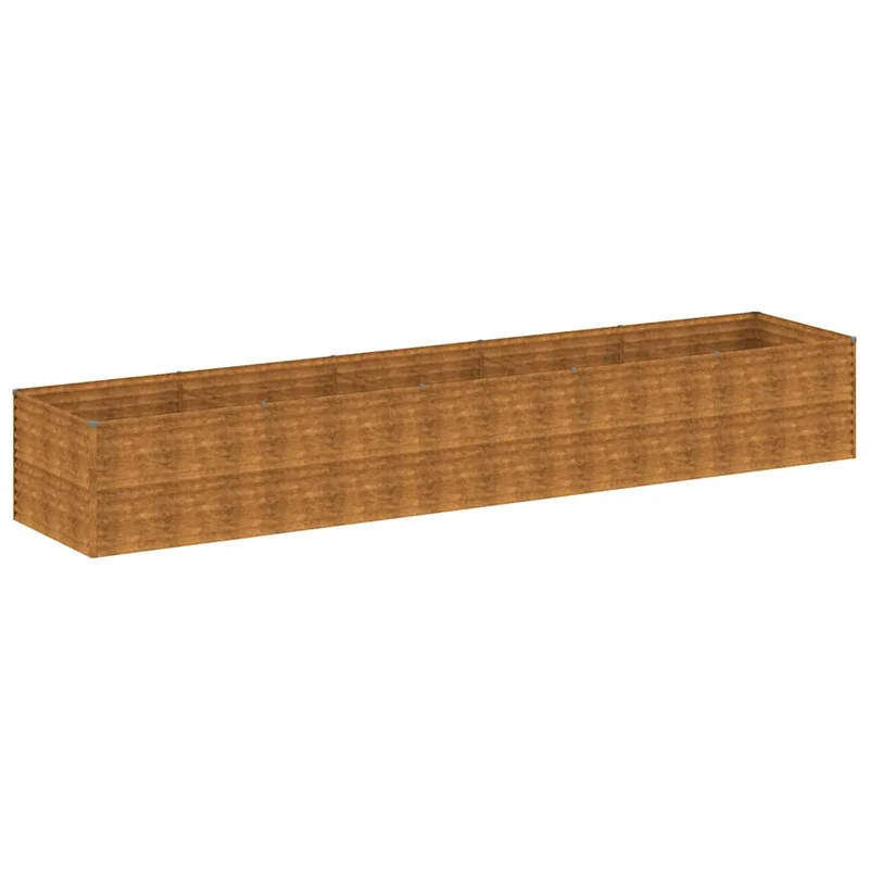 Jardinera De Acero Corten 479x100x69 Cm