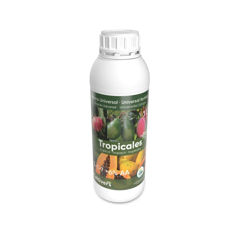 Abono Tropicales Líquido Ecológico Cultivers 1 L