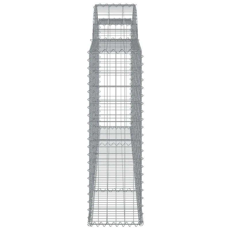 Cestas De Gaviones 25 Uds Forma Arco Hierro 300x30x100/120 Cm