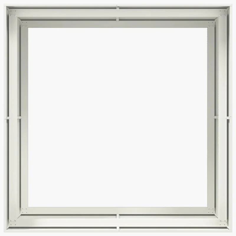 Jardinera Acero Blanco 100x100x80 Cm