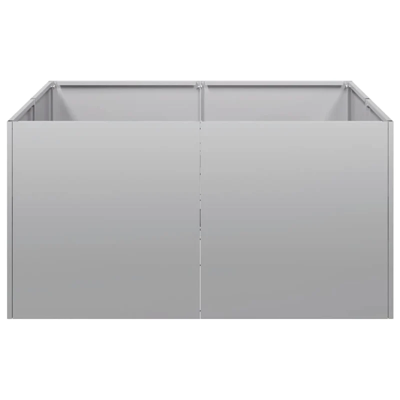 Jardinera 80x80x40 Cm De Acero Galvanizado