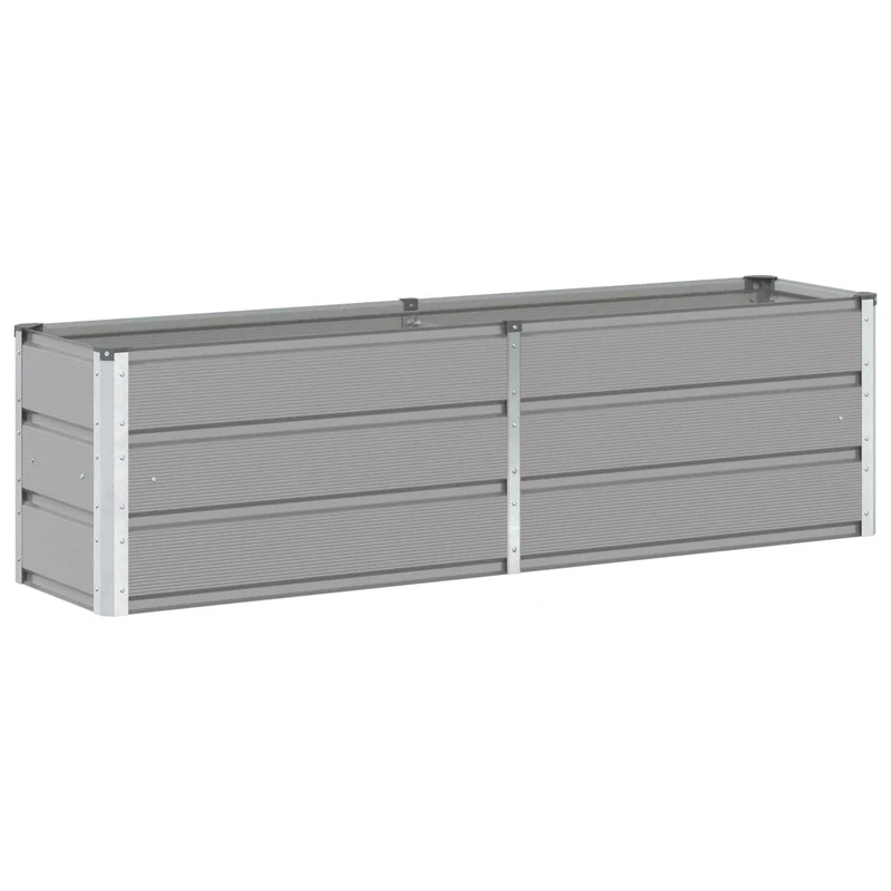 Jardinera Gris Claro 160 X 40 X 45 Cm Acero