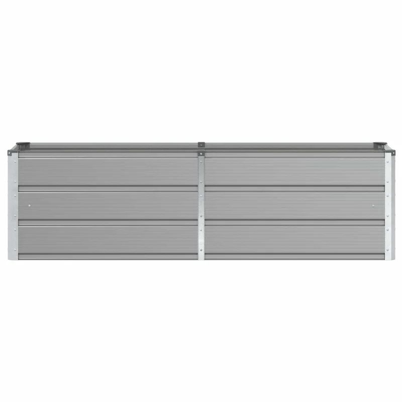 Jardinera Gris Claro 160 X 40 X 45 Cm Acero