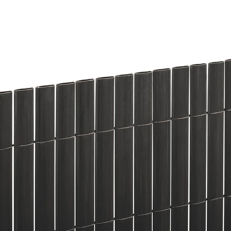 Cañizo Pvc Essential Recycane 20mm Antracita - Cerramiento Ecológico 0,9x3 M / Multicolor