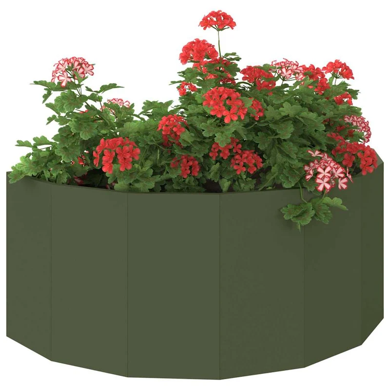 Jardinera Verde Oliva 90 X 45 X 35 Cm Acero