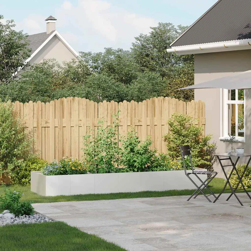 Jardinera Acero Blanco 280x80x40 Cm