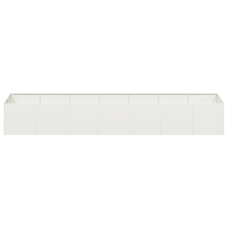 Jardinera Acero Blanco 280x80x40 Cm