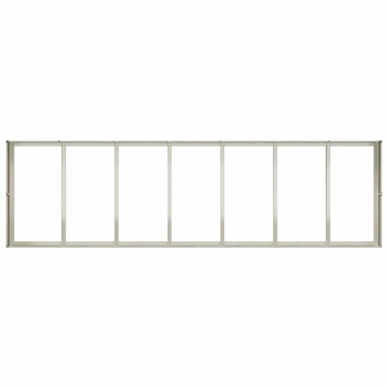 Jardinera Acero Blanco 280x80x40 Cm