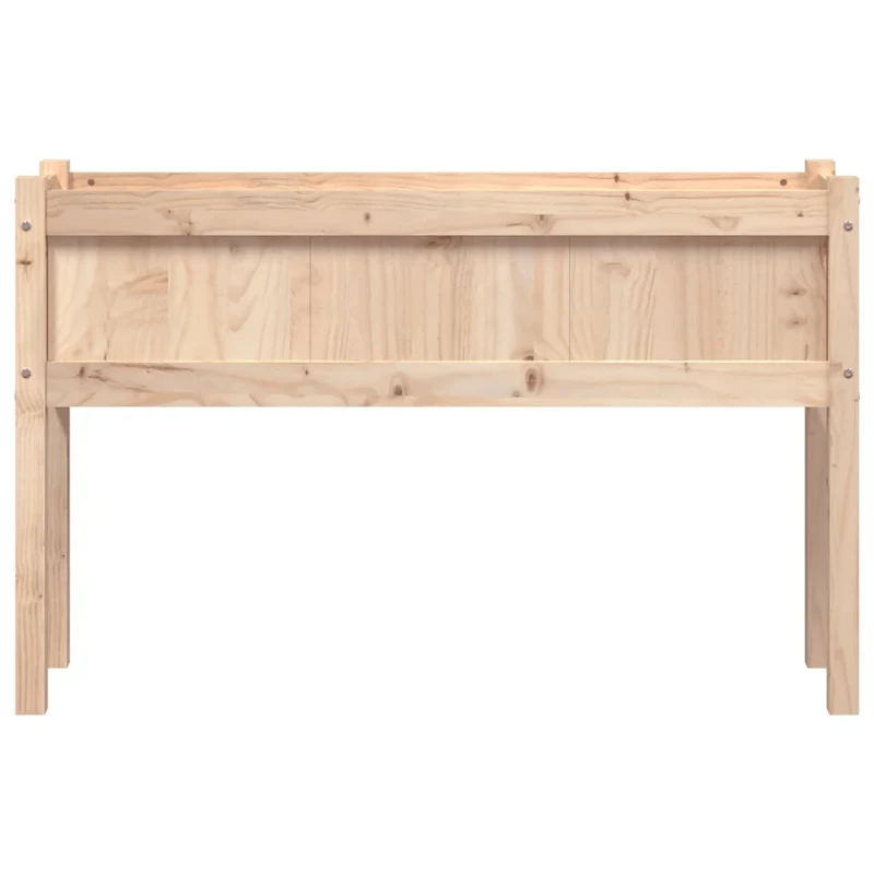 Jardineras De Exterior Con Patas 2 Uds Madera Maciza De Pino