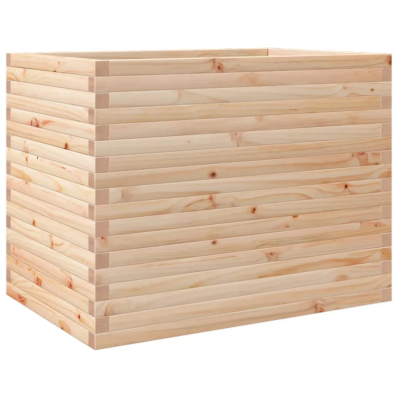Jardinera Madera Maciza De Pino 90x60x68,5 Cm