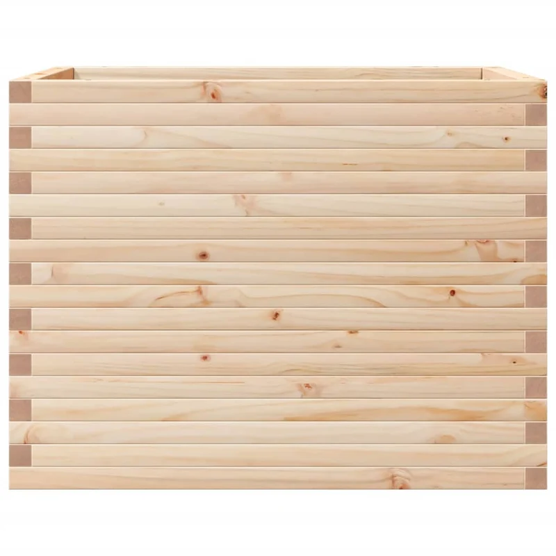 Jardinera Madera Maciza De Pino 90x60x68,5 Cm