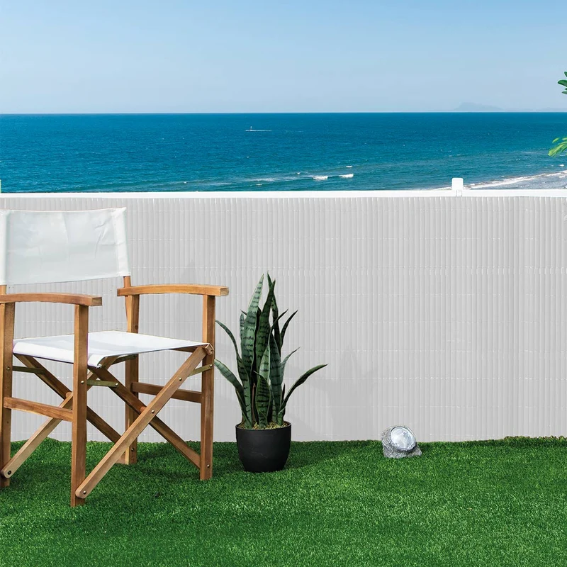 Cañizo Pvc Essential Recycane 20mm Blanco Para Cerramientos 2x3 M / Multicolor