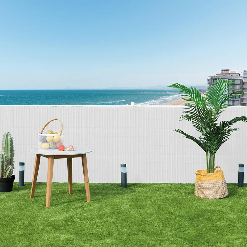 Cañizo Pvc Essential Recycane 20mm Blanco Para Cerramientos 2x3 M / Multicolor