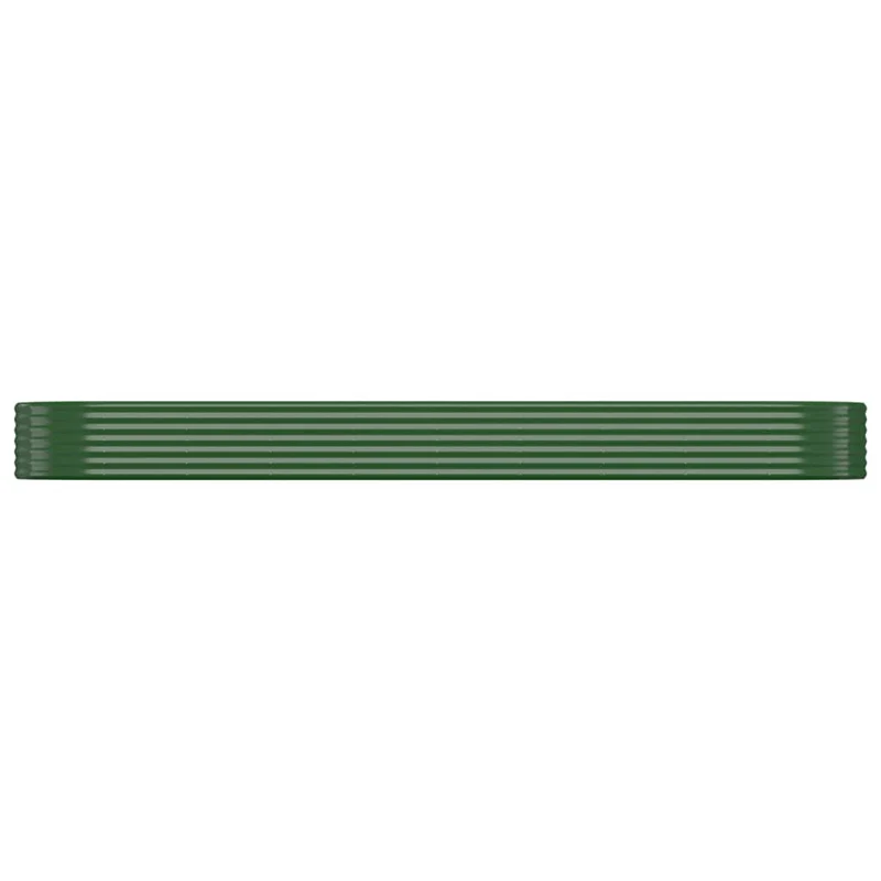 Jardinera Arriate Acero Galvanizado Verde 396x100x36 Cm