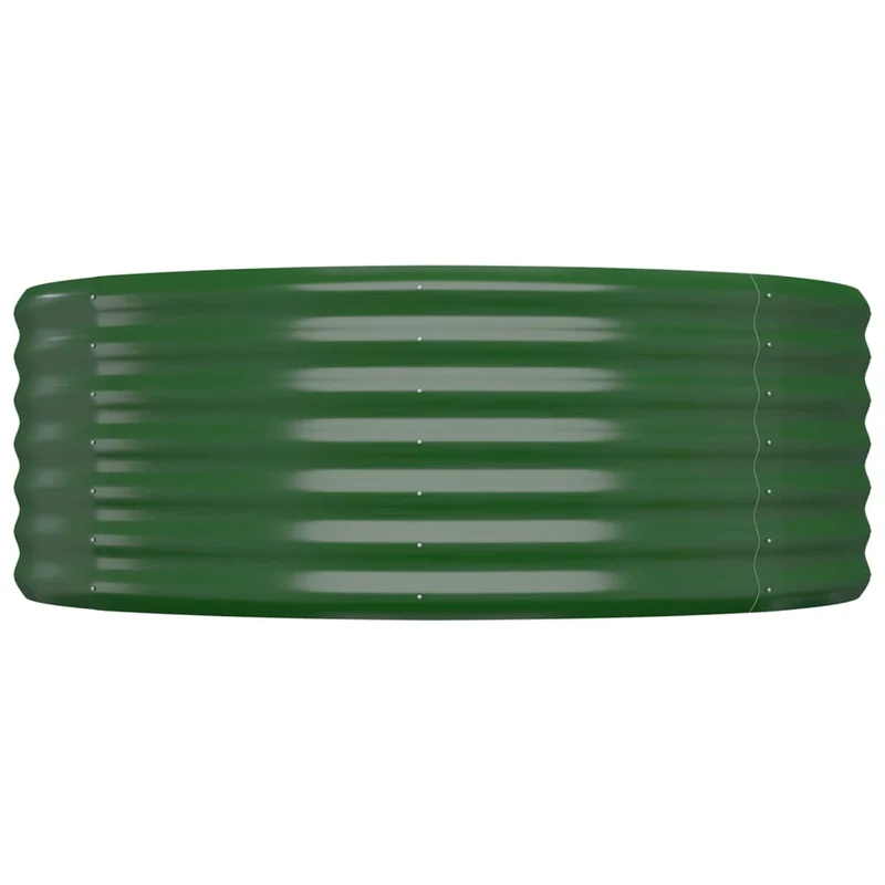 Jardinera Arriate Acero Galvanizado Verde 396x100x36 Cm