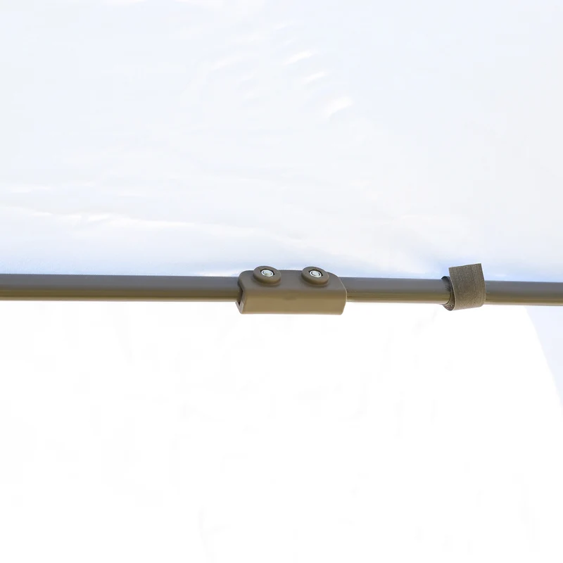 Outsunny Carpa Plegable Hexagonal 4,05x3,4x2,85 M Con Doble Techo Beige