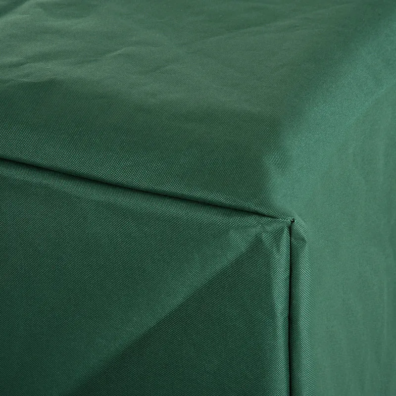 Outsunny Funda para Muebles de Jardín 245x165x55 cm Cubierta de Protección de Exterior con Ojales de Aluminio y Tela Oxford Impermeable para Terraza Patio Balcón Verde