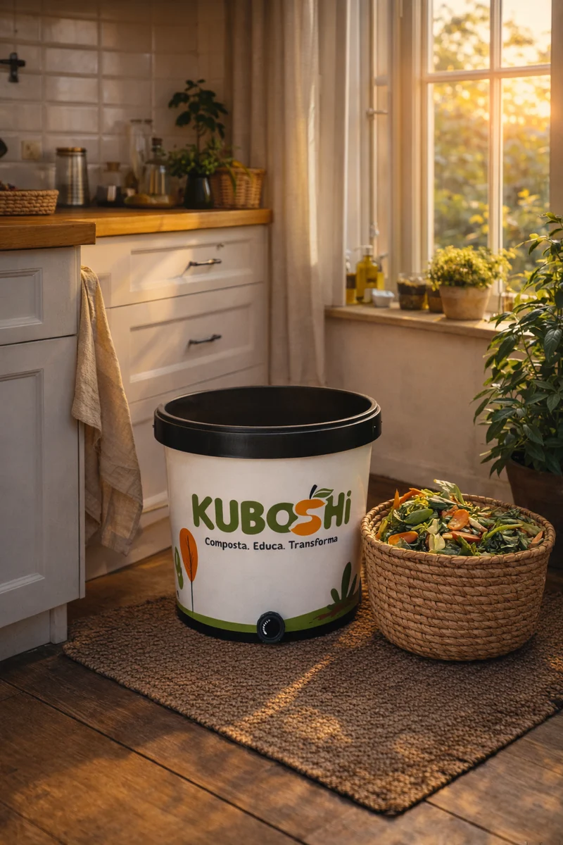 Kuboshi Esencial: Pack De Compostaje Bokashi