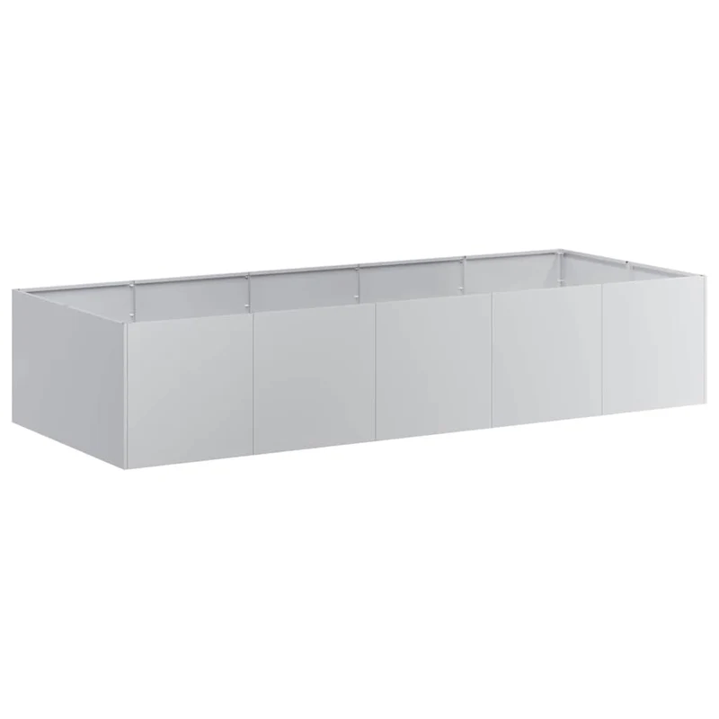 Jardinera 200x80x40 Cm De Acero Galvanizado