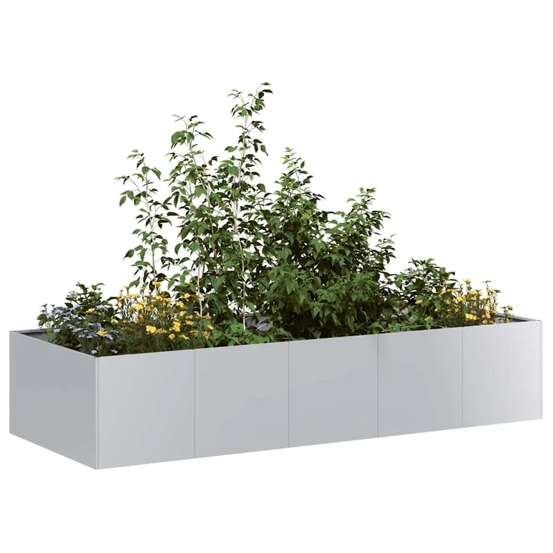 Jardinera 200x80x40 Cm De Acero Galvanizado
