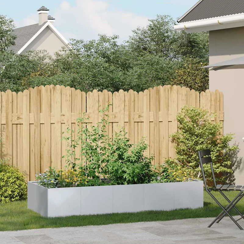 Jardinera 200x80x40 Cm De Acero Galvanizado