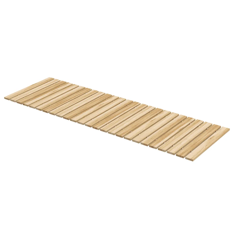 Outsunny Camino De Jardín De Madera 120x38 Cm Pasarela Enrollable Para Exterior