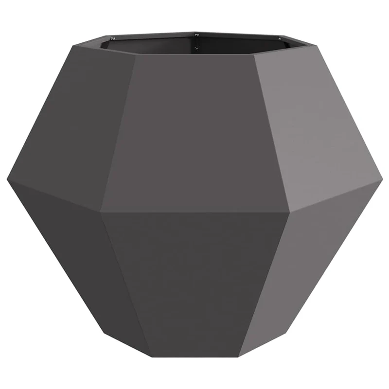 Jardinera Negro 100 X 100 X 80 Cm Acero