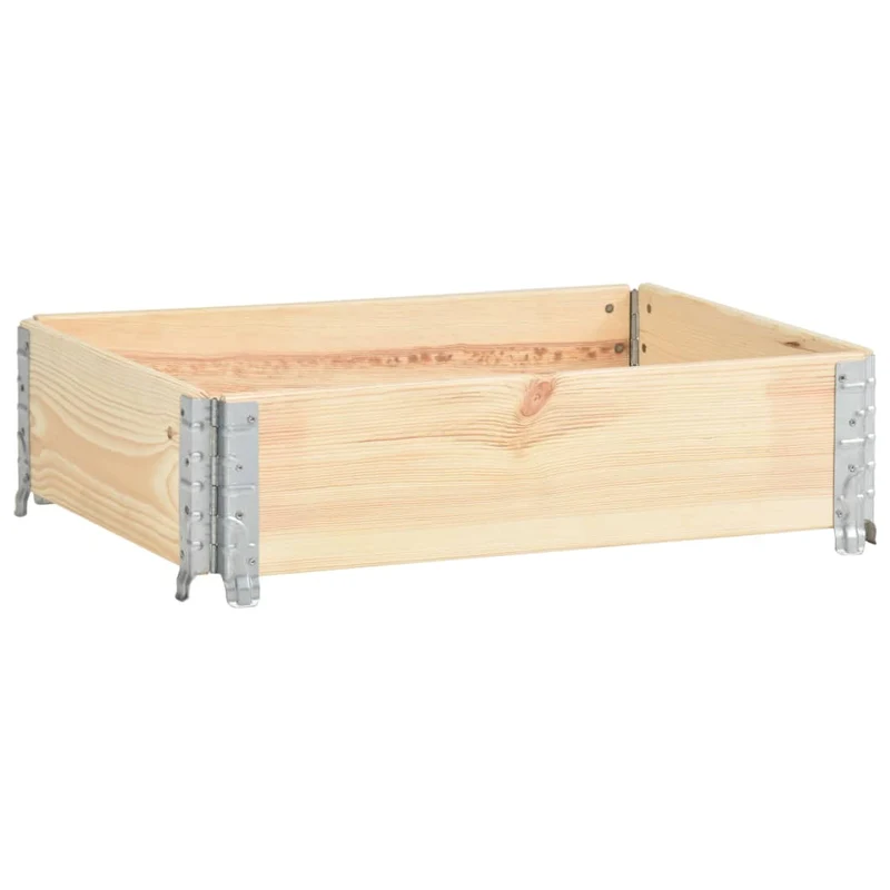 Arriate De Madera Maciza De Pino 60x80 Cm