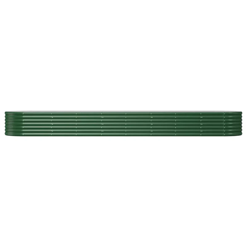 Jardinera Arriate Acero Galvanizado Verde 368x80x36 Cm