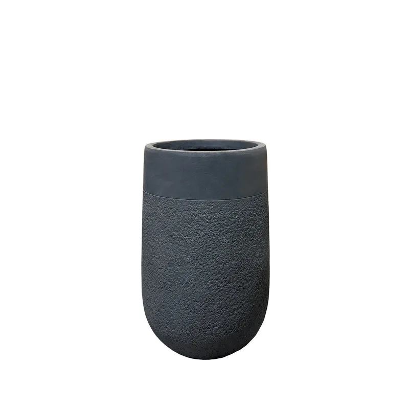 Cache-pot pré percé OPUS 36x56cm gris foncé