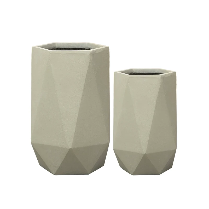 Cache-pot pré percé PRISME 32x44cm beige