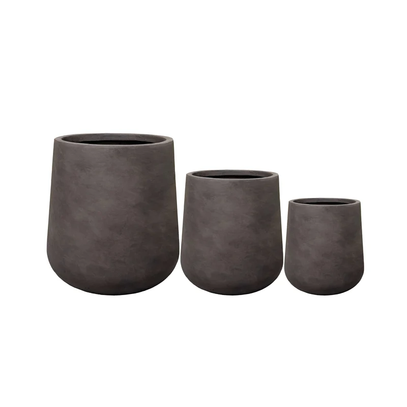 Cache-pot pré percé SILEX 44x45cm brun