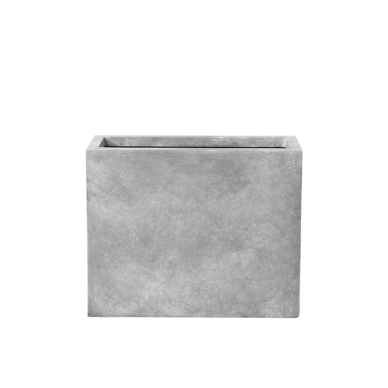Jardinière HORIZON 60x25x60cm gris clair