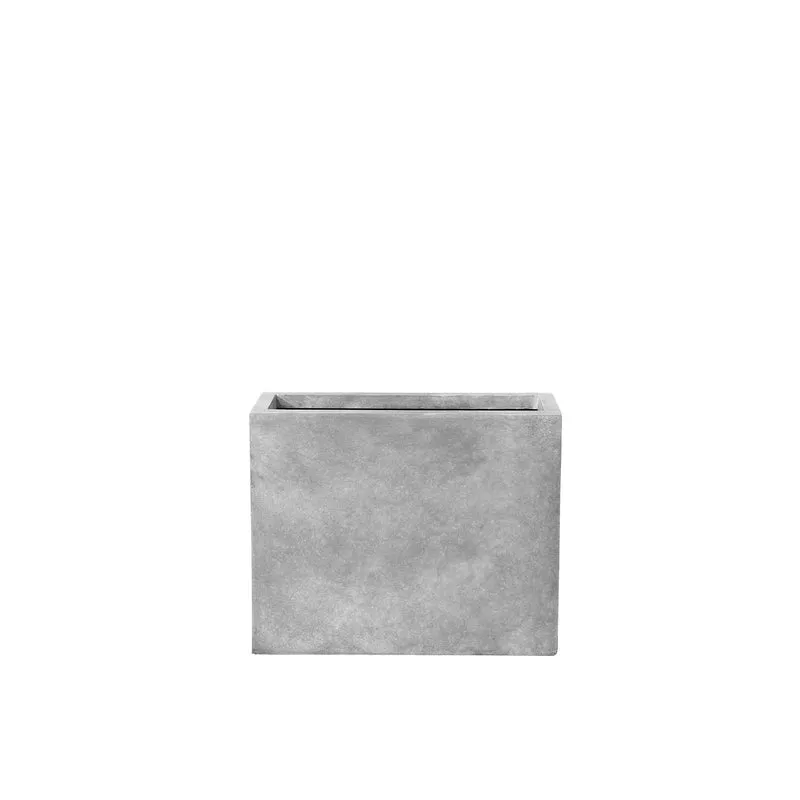 Jardinière HORIZON 49x17x40cm gris clair