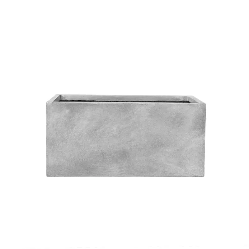 Jardinière HORIZON 79x37x37cm gris clair