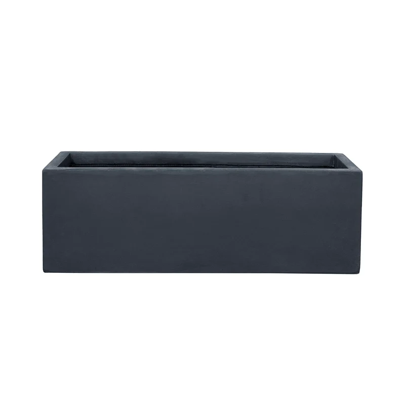 Jardinière HORIZON 75x24x25cm gris foncé