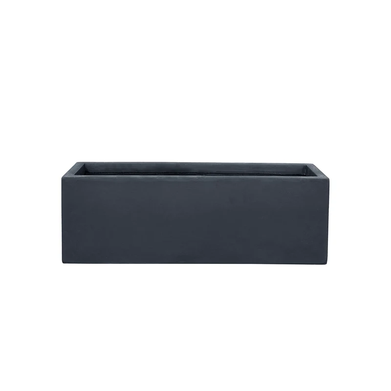 Jardinière HORIZON 65x16x18cm gris foncé