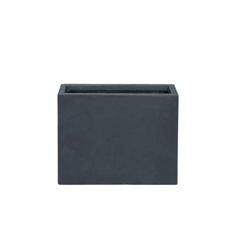 Jardinière HORIZON 60x25x60cm gris foncé
