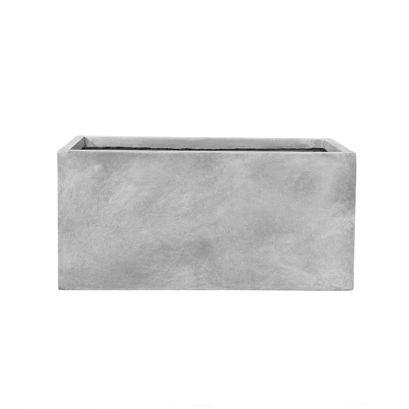 Jardinière HORIZON 99x46x46cm gris clair