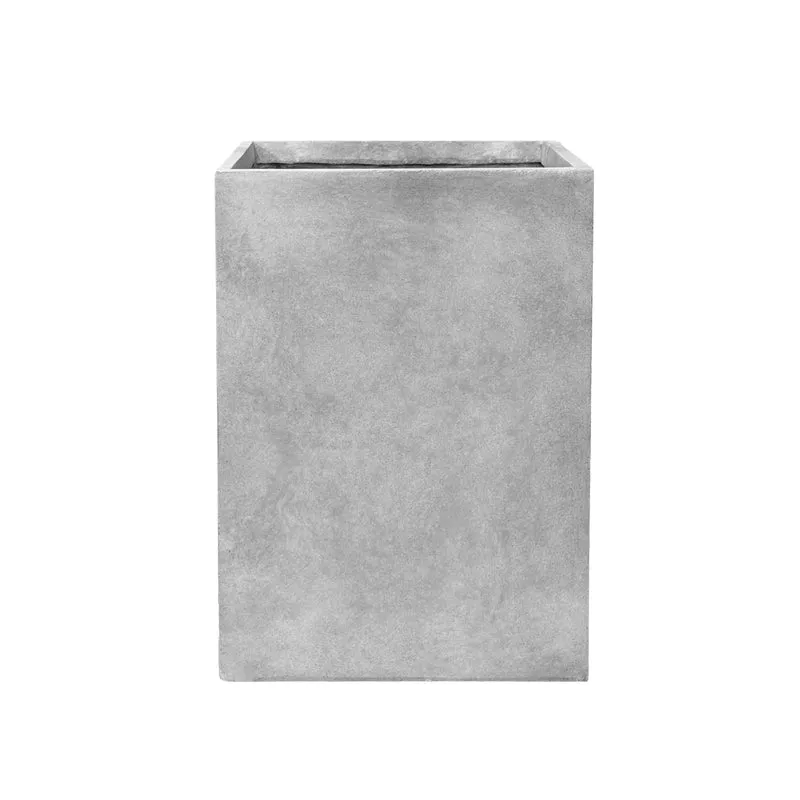Cache-pot pré percé KUBIX 38x54cm gris clair