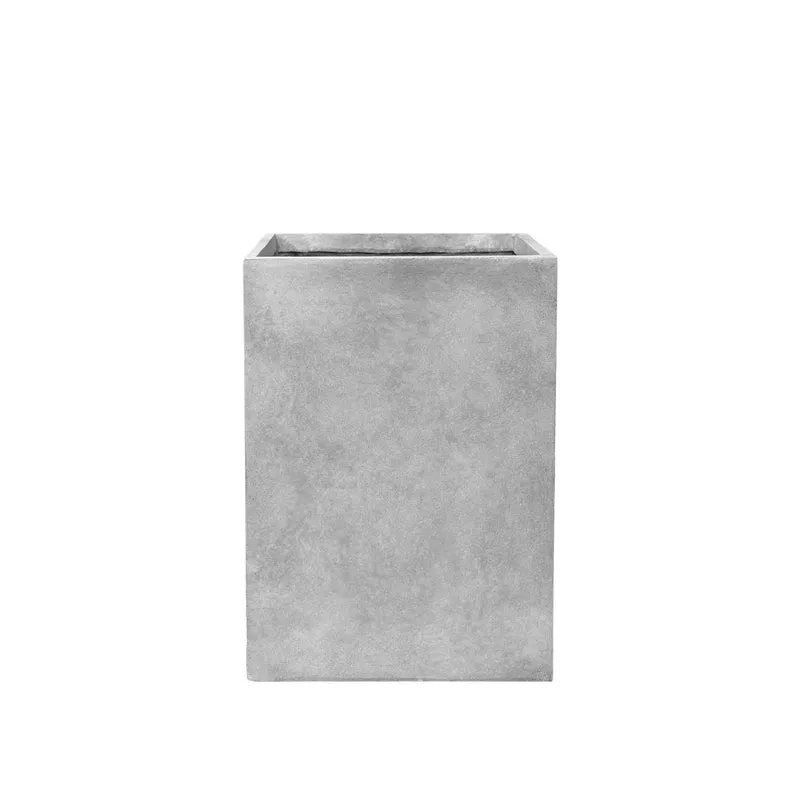Cache-pot pré percé KUBIX 33x47cm gris clair