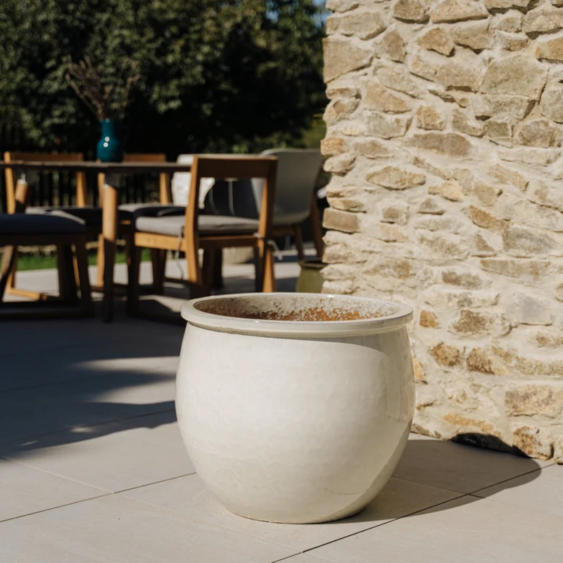 Pot NEWTON 55x46cm crème