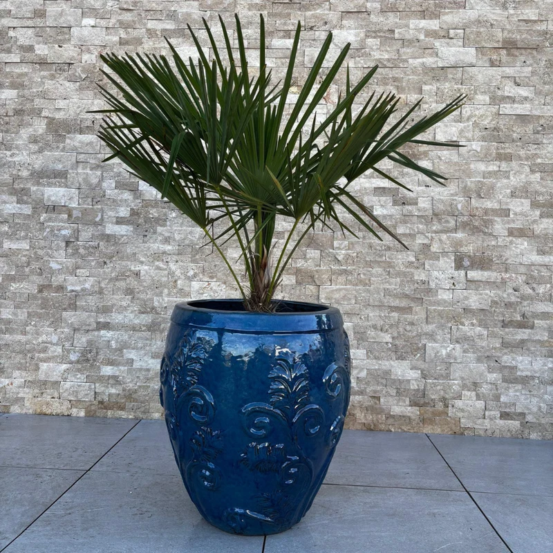 Pot GAIA 53x57cm bleu azur