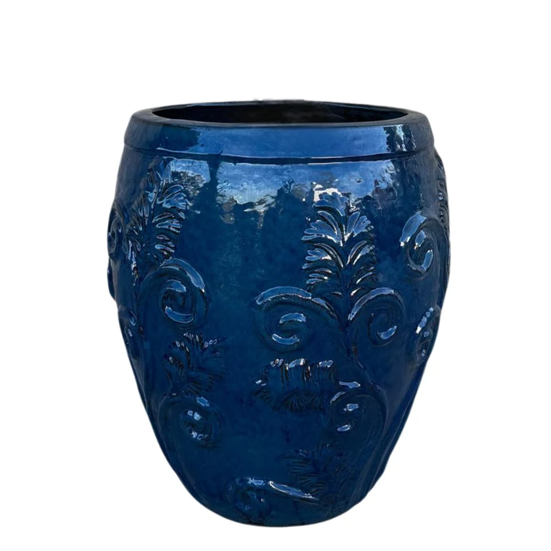 Pot GAIA 53x57cm bleu azur