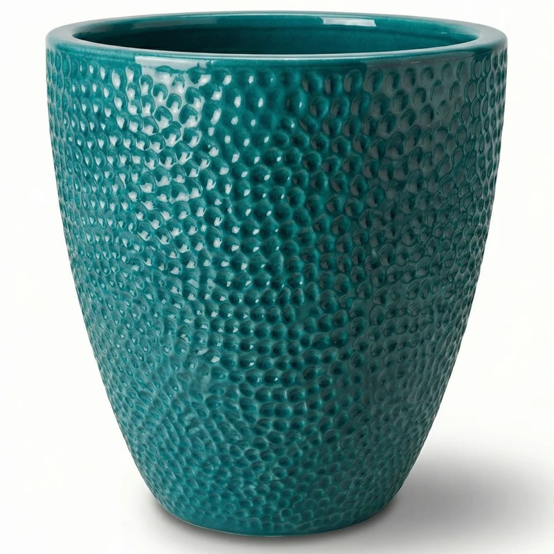 Pot CIGALINE 26x28cm turquoise