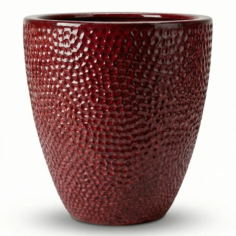 Pot CIGALINE 26x28cm rouge impérial