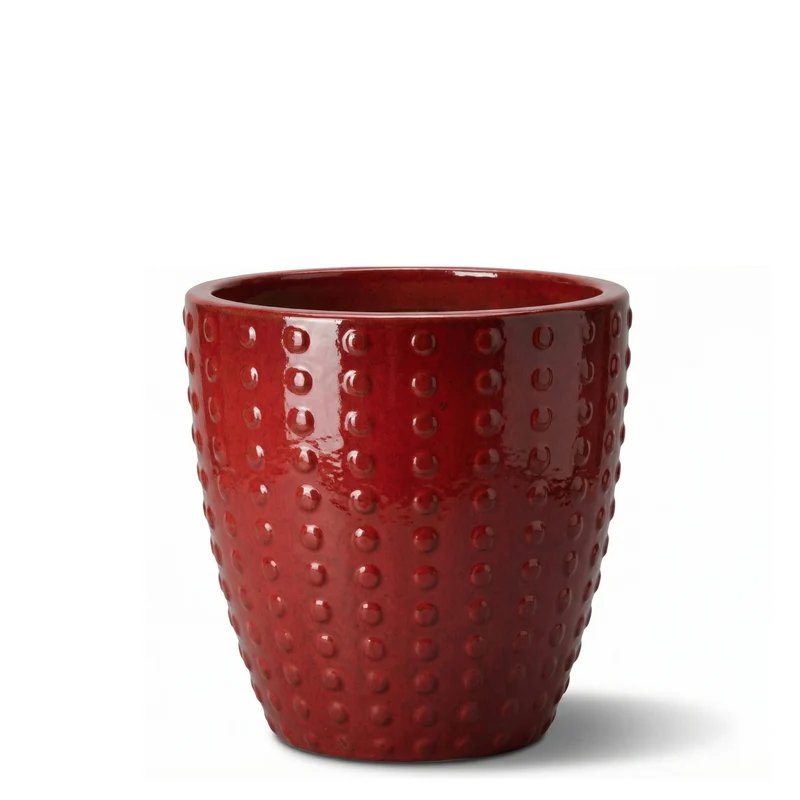 Pot ATTILA 30x29cm rouge impérial