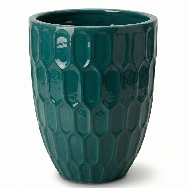 Pot DAUDET 41x55cm bleu pétrole
